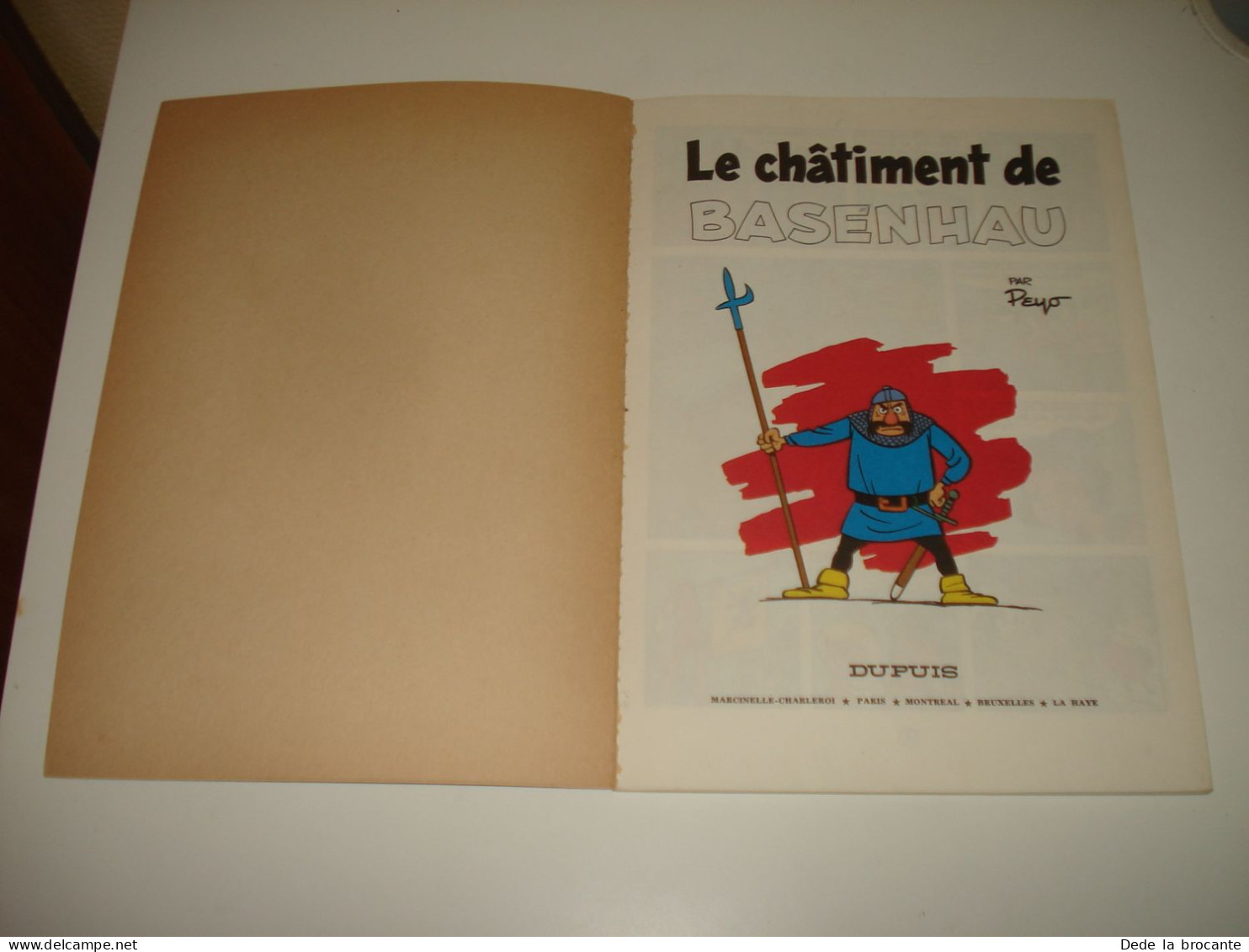 C54 (2) / Johan Et Pirouit N° 1  " Le Châtiment De Basenhau " Re Belge De 1968 - Johan Et Pirlouit