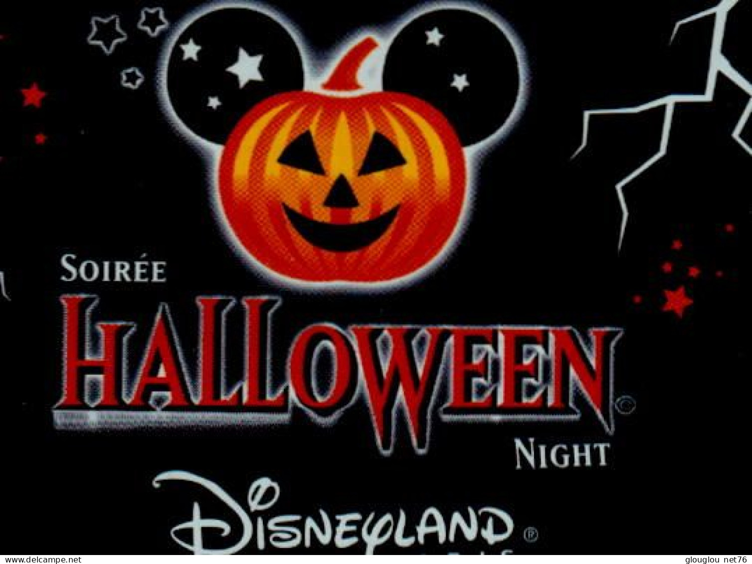 PASSEPORT DISNEY....SOIREE HALLOWEEN..LE 31  10  99.. - Pasaportes Disney