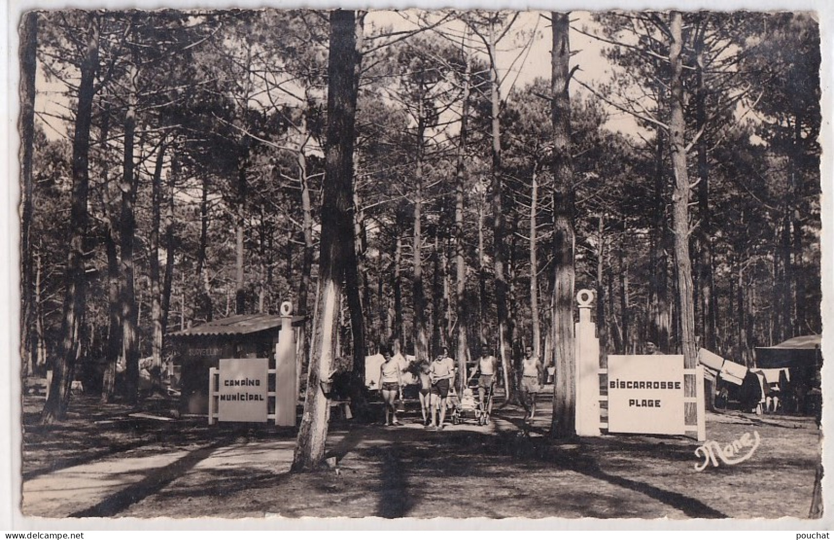 A18-40) BISCAROSSE - PLAGE - LANDES - TERRAIN DE CAMPING - EN  1969 - ( 2 SCANS ) - Biscarrosse