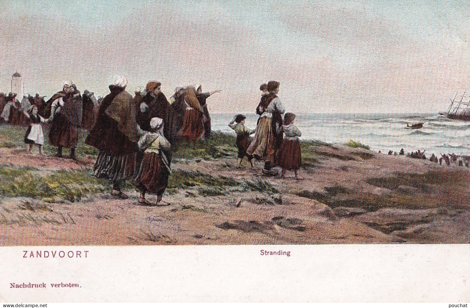 B16- PAYS BAS - HOLLANDE - ZANDVOORT - STRANDING - ( 2 SCANS ) - Zandvoort