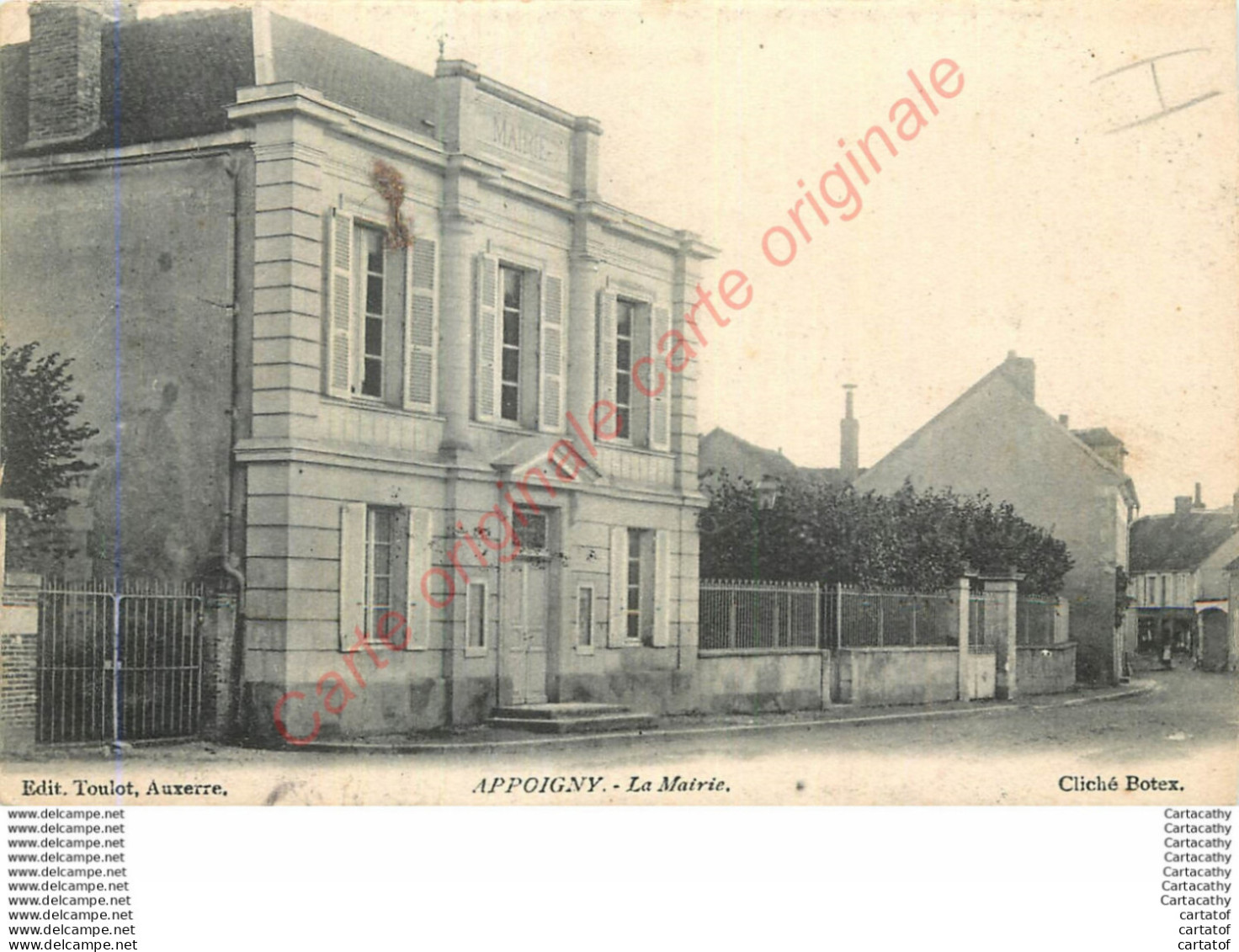 89.  APPOIGNY . La Mairie . - Appoigny