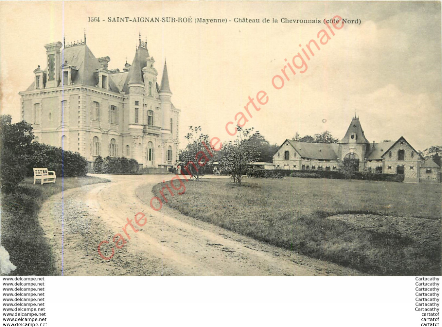 53. SAINT AIGNAN SUR BOE .   Château De Ka CHEVRONNAIS Côté Nord . - Saint Aignan Sur Rö