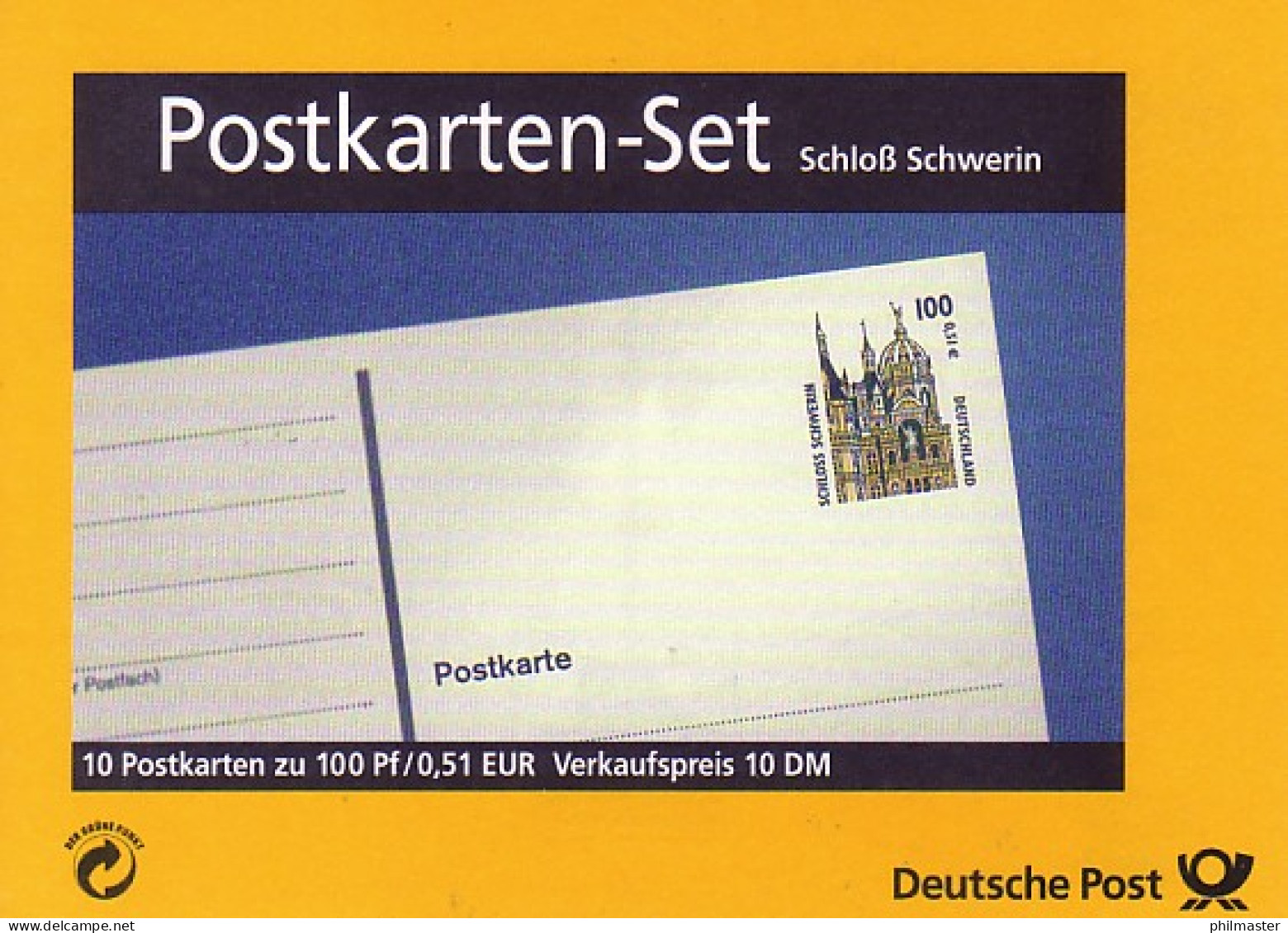 P 162 SWK 100 Pf/51 C. Postkartenheft PH 2a  ** - Cartoline - Nuovi