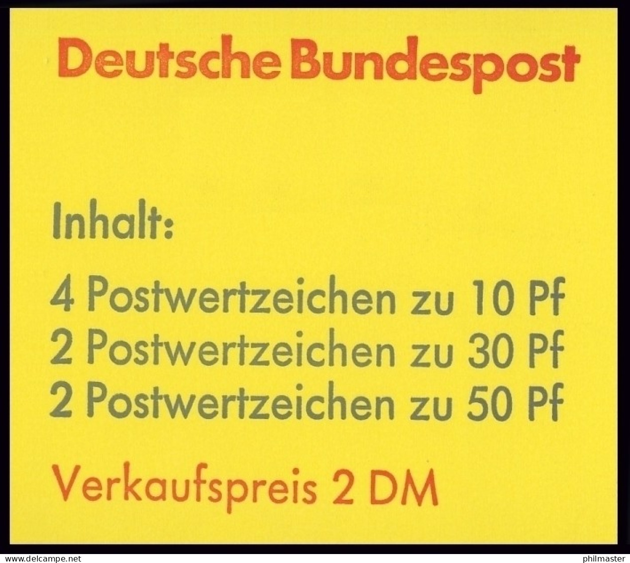 21aII MH BuS 1977, Mit PLF VII, Postfrisch - 1971-2000