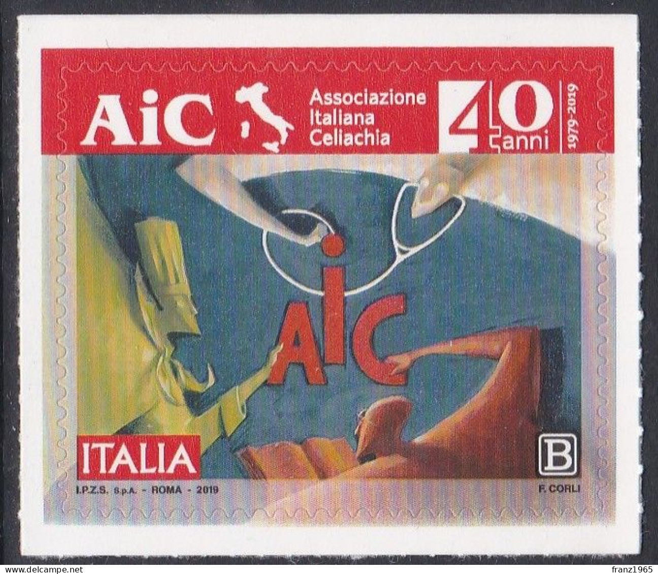 40th Anniversary Of The Italian Celiac Disease Society - 2019 - 2011-20: Mint/hinged