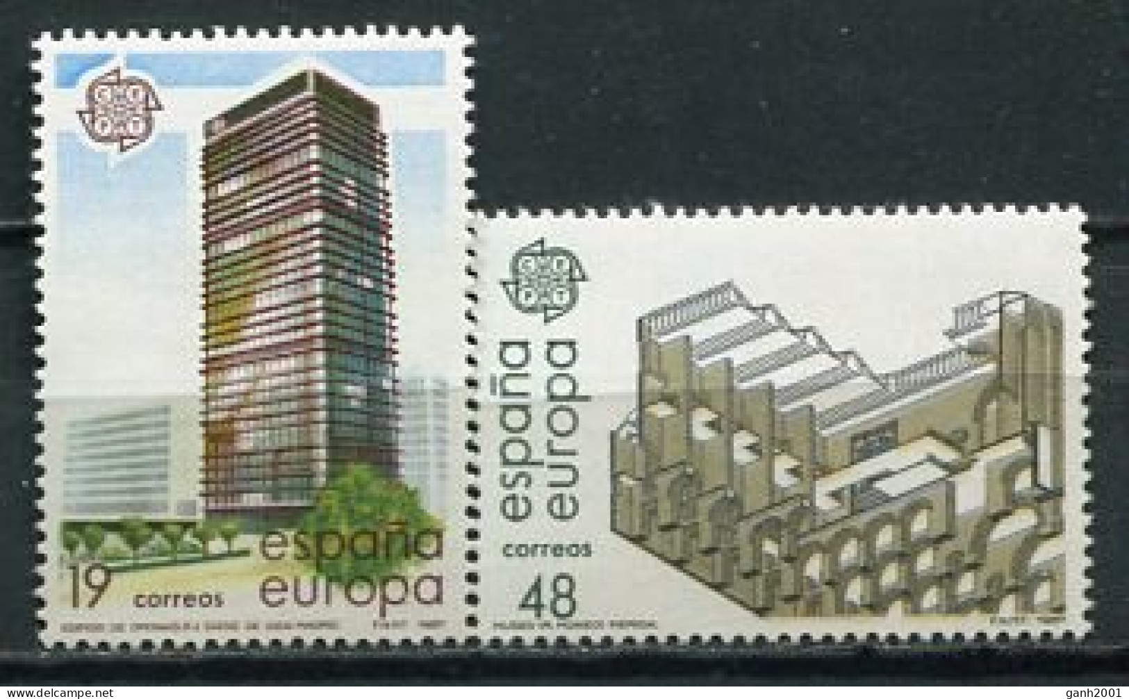 Spain 1987 España / Europa CEPT Modern Architecture MNH Arquitectura Architektur / Ju02  5-22 - 1987