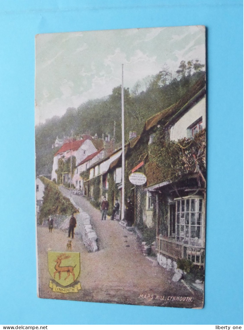 MARS HILL > Lynmouth ( Edit.: J Long & C° ) Anno 1912 ( See / Voir Scans ) ! - Lynmouth & Lynton