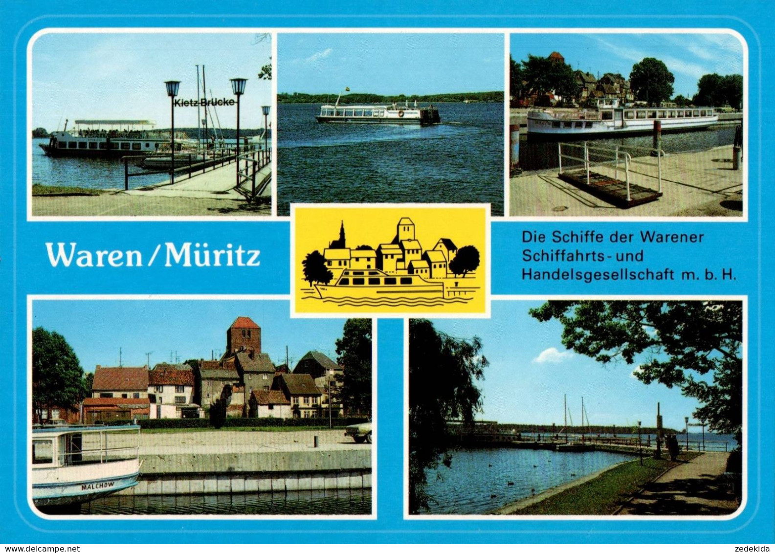 H1160 - TOP Waren Müritz - Bild Und Heimat Reichenbach Qualitätskarte - Waren (Mueritz)