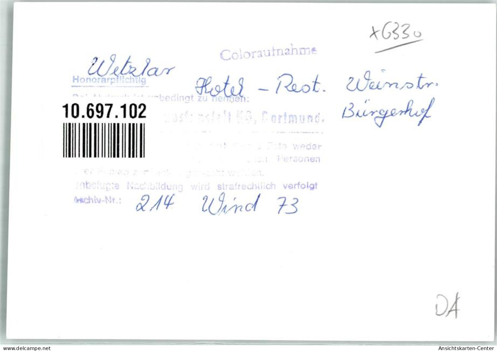 10697102 - Wetzlar - Wetzlar