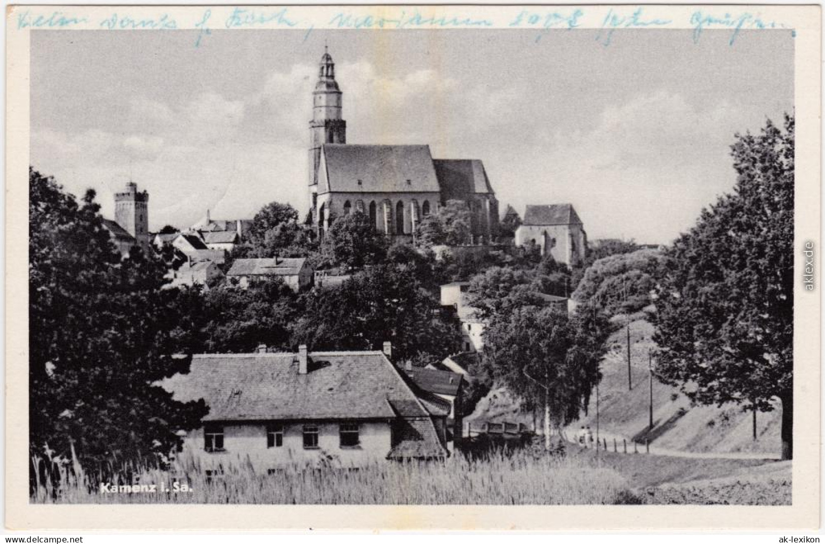 Kamenz Kamjenc Panorama-Ansichten Kamenz Ansichtskarte  1959 - Kamenz