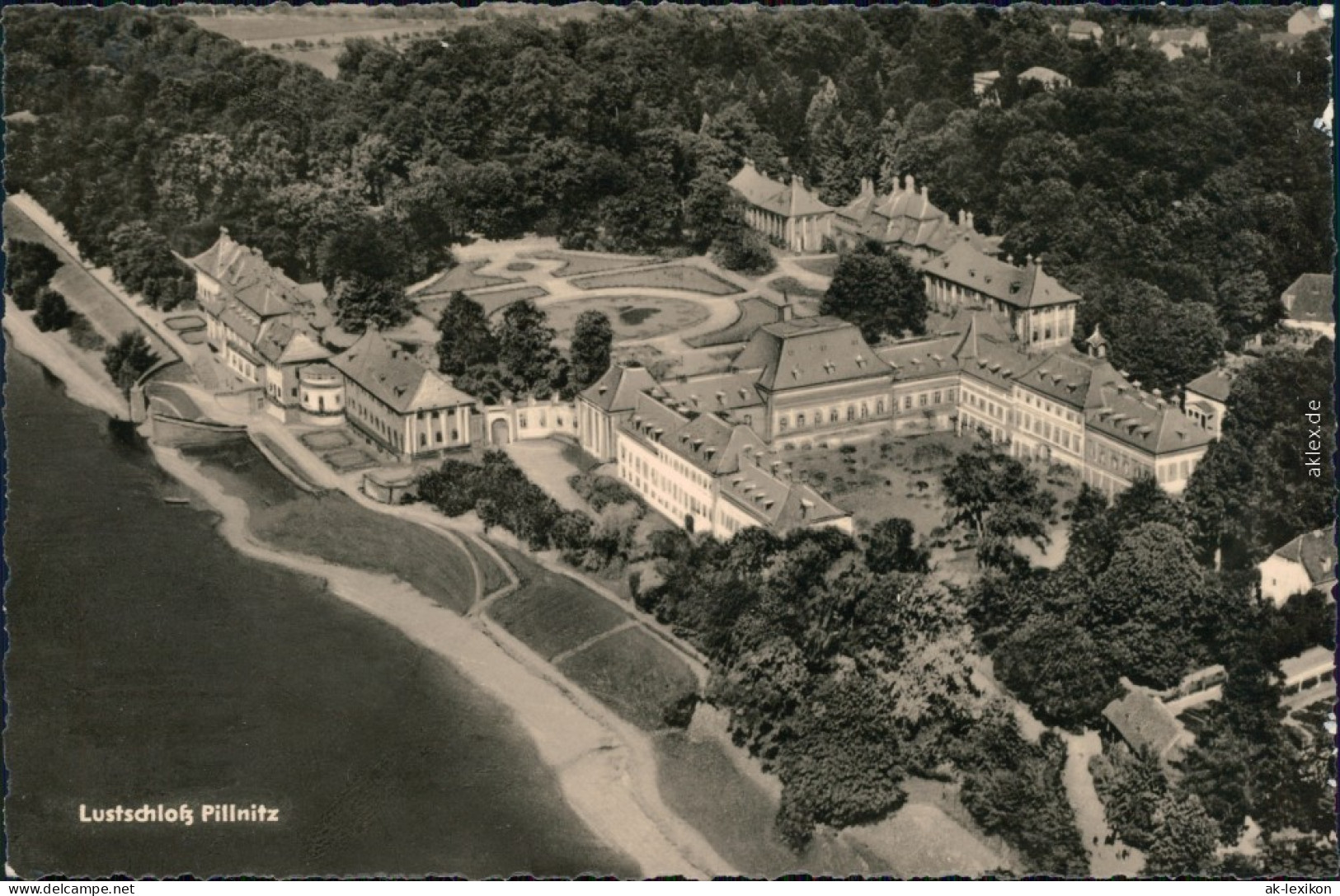 Ansichtskarte Pillnitz Luftbild Vom Schloss Pillnitz 1964 - Pillnitz