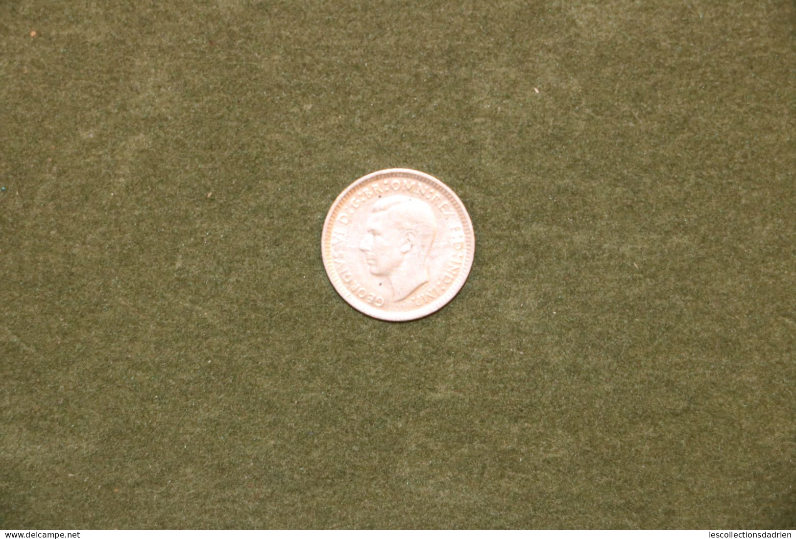 Pièce en argent Australie 3 pences 1944 très bon état - Australian silver coin Georges VI