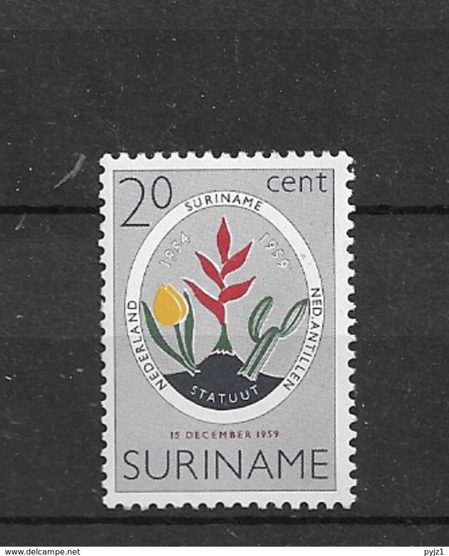 1959 MNH Suriname,NVPH 335 Postfris** - Surinam ... - 1975