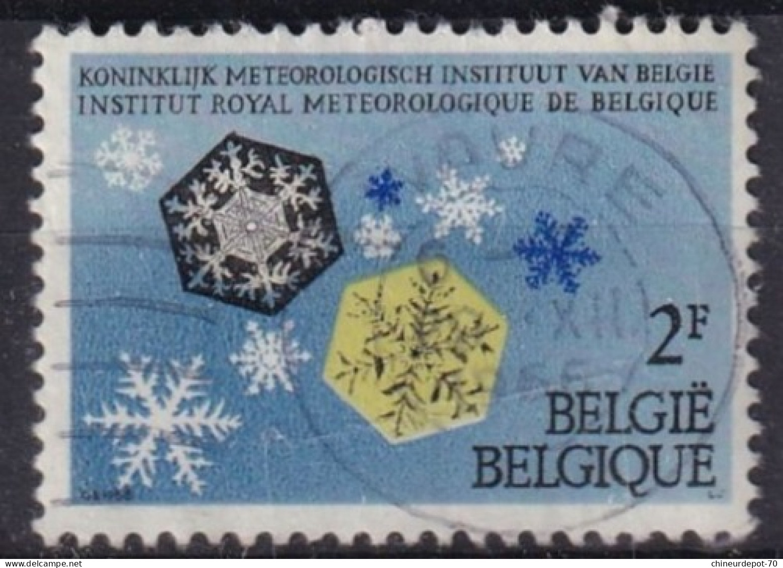 INSTITUT ROYAL DE METEO CACHET WAVRE - Gebraucht