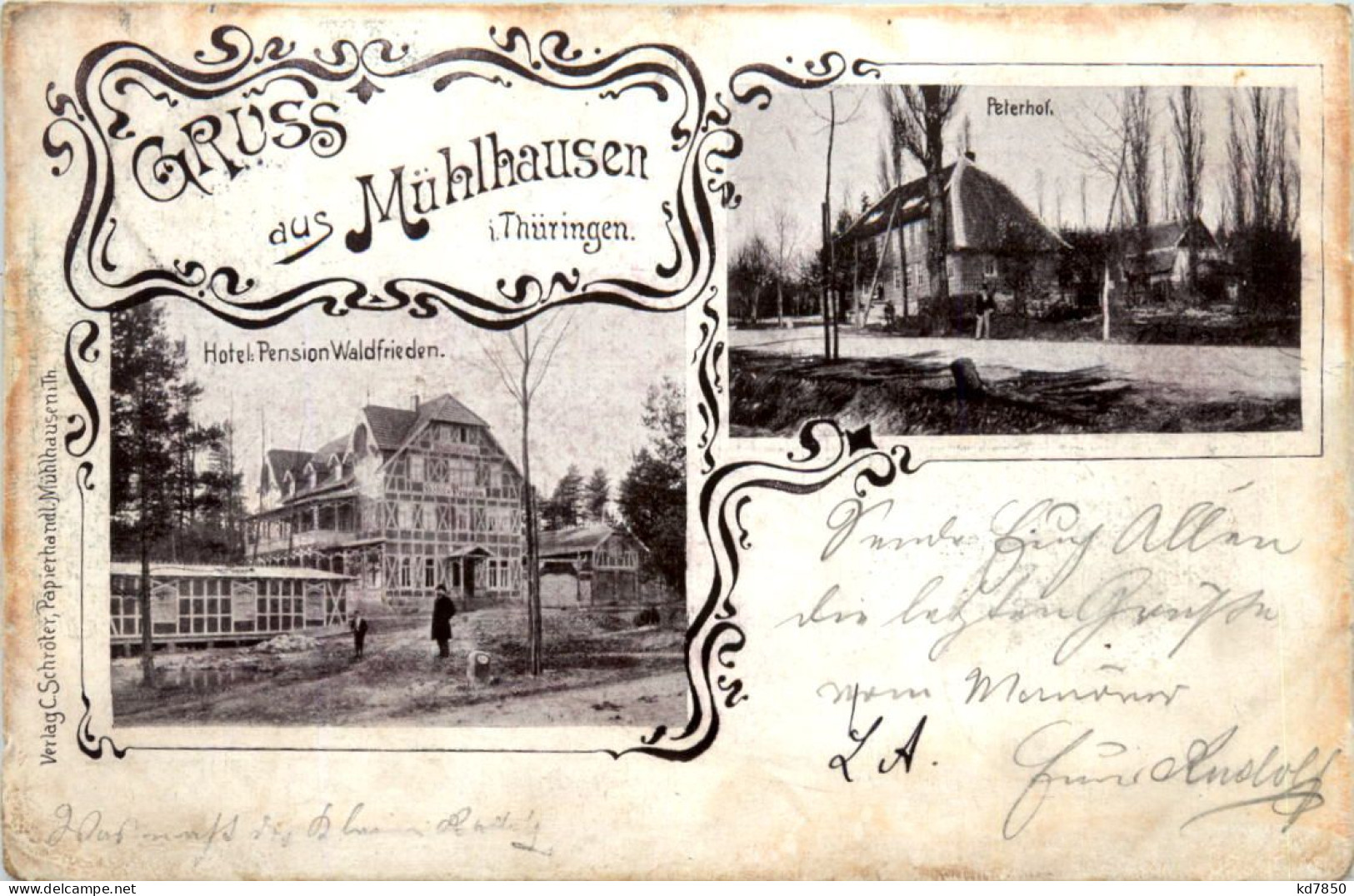 Gruss Aus Mühlhausen- Hotel Waldfrieden - Muehlhausen