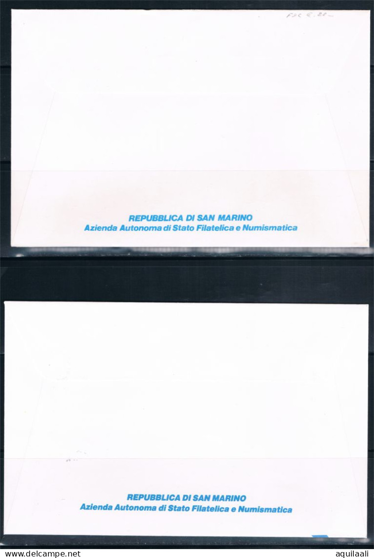 SAN MARINO 1992: Dogana, Annullo Posta Aerea Ed Ordinario. - Posta Aerea