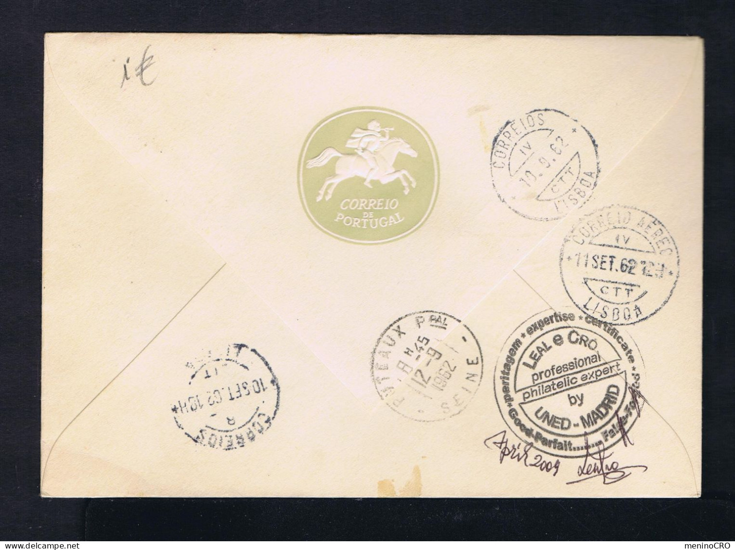Gc8454 PORTUGAL Int. Congress Pediatry"  Fdc 1962-09-10 LISBOA (mailed SCARCE) Puteaux- France - Andere & Zonder Classificatie