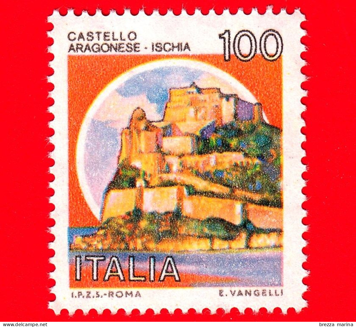 Nuovo - MNH - ITALIA - 1980 - Castelli D'Italia - Castello Aragonese, Ad Ischia (NA) - 100 - 1971-80: Mint/hinged