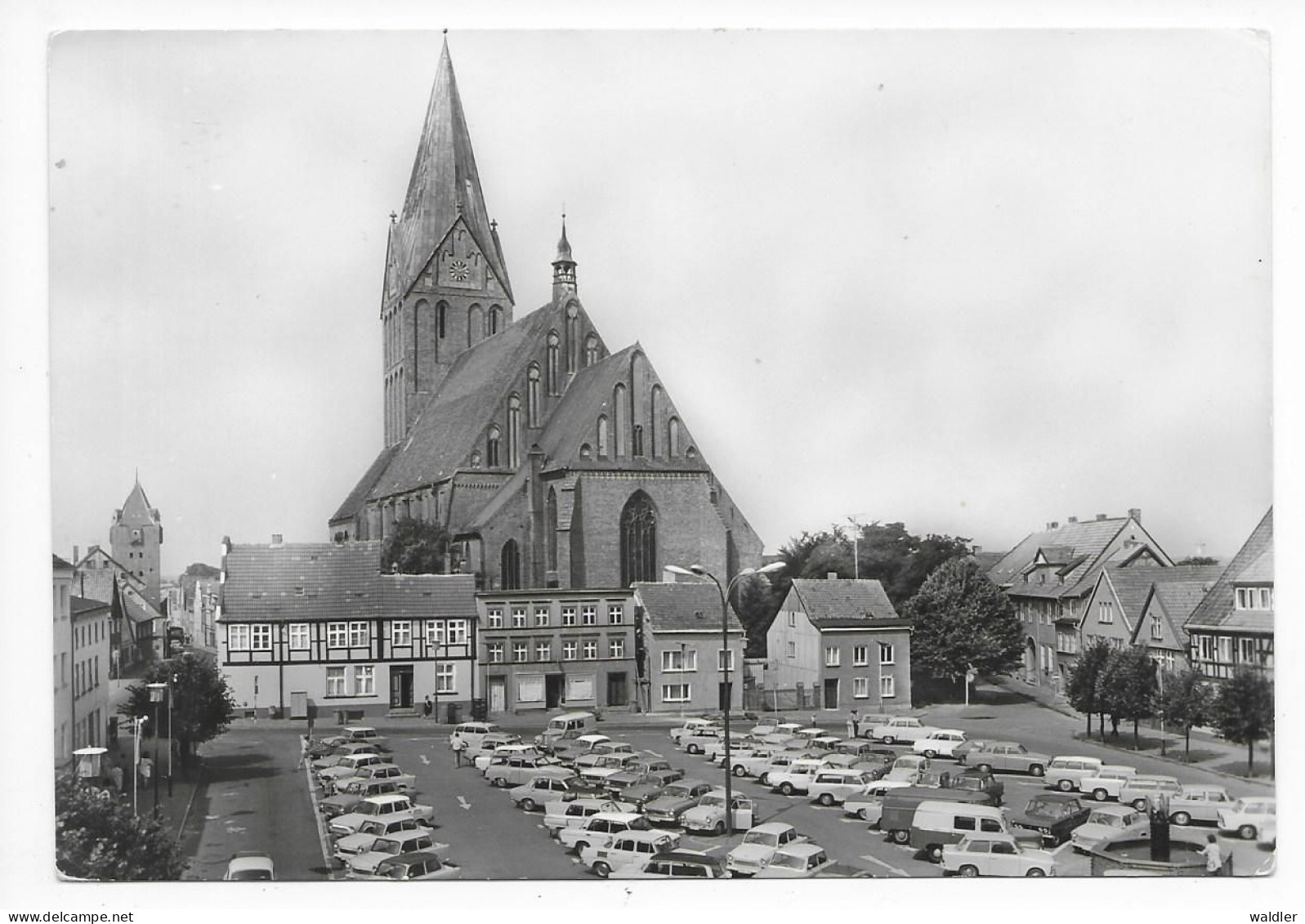 2380  BARTH (Kr. RIBNITZ-DAMGARTEN)  --  MARKTPLATZ  1977 - Barth