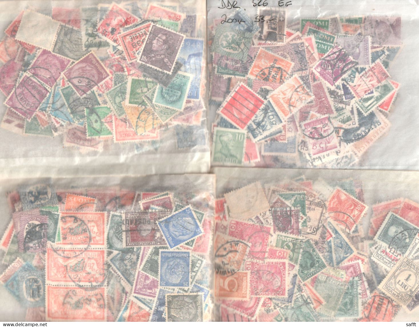 Tütenlot Mit Ca. 1800 Briefmarken Deutschland Und Europa Vor 1945 - Vrac (min 1000 Timbres)
