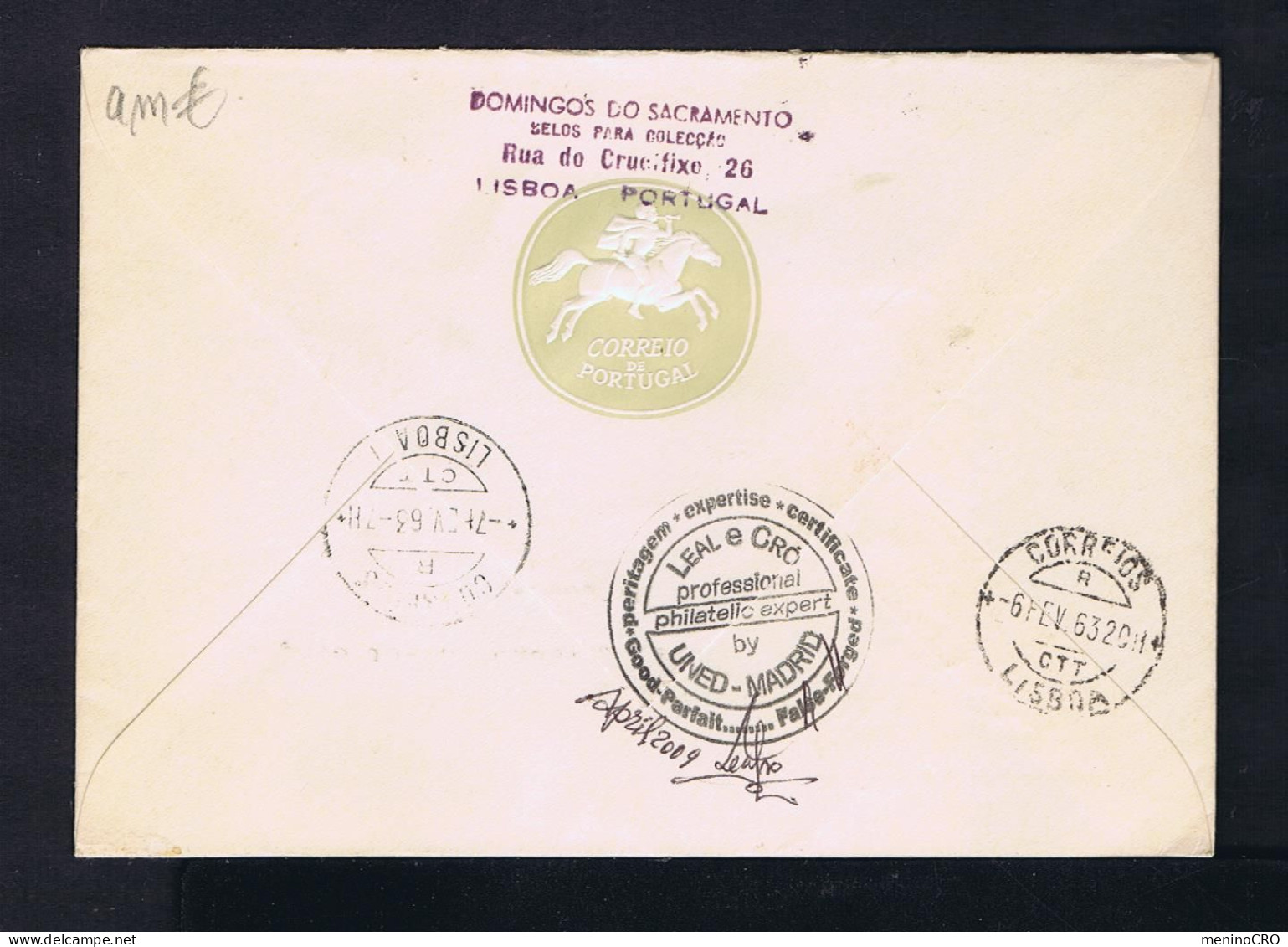 Gc8458 PORTUGAL "BENFICA 61/62" European Clubs Championships Fdc 1963 Pmk Lisboa (mailed SCARCE) Soccer Football Sports - Autres & Non Classés