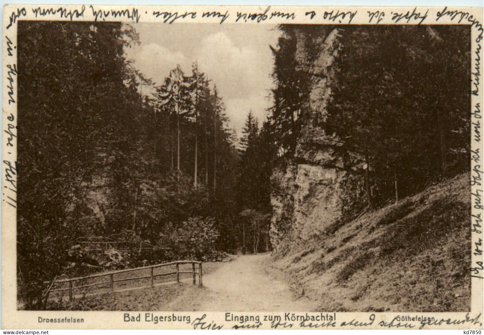 Bad Elgersburg - Eingang Zum Körnbachtal - Elgersburg