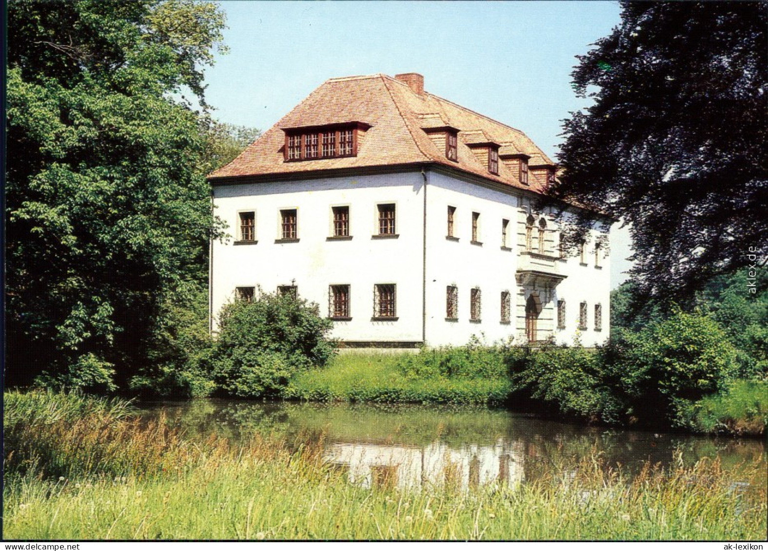 Ansichtskarte Bad Muskau Mužakow Altes Schloß 1989 - Bad Muskau