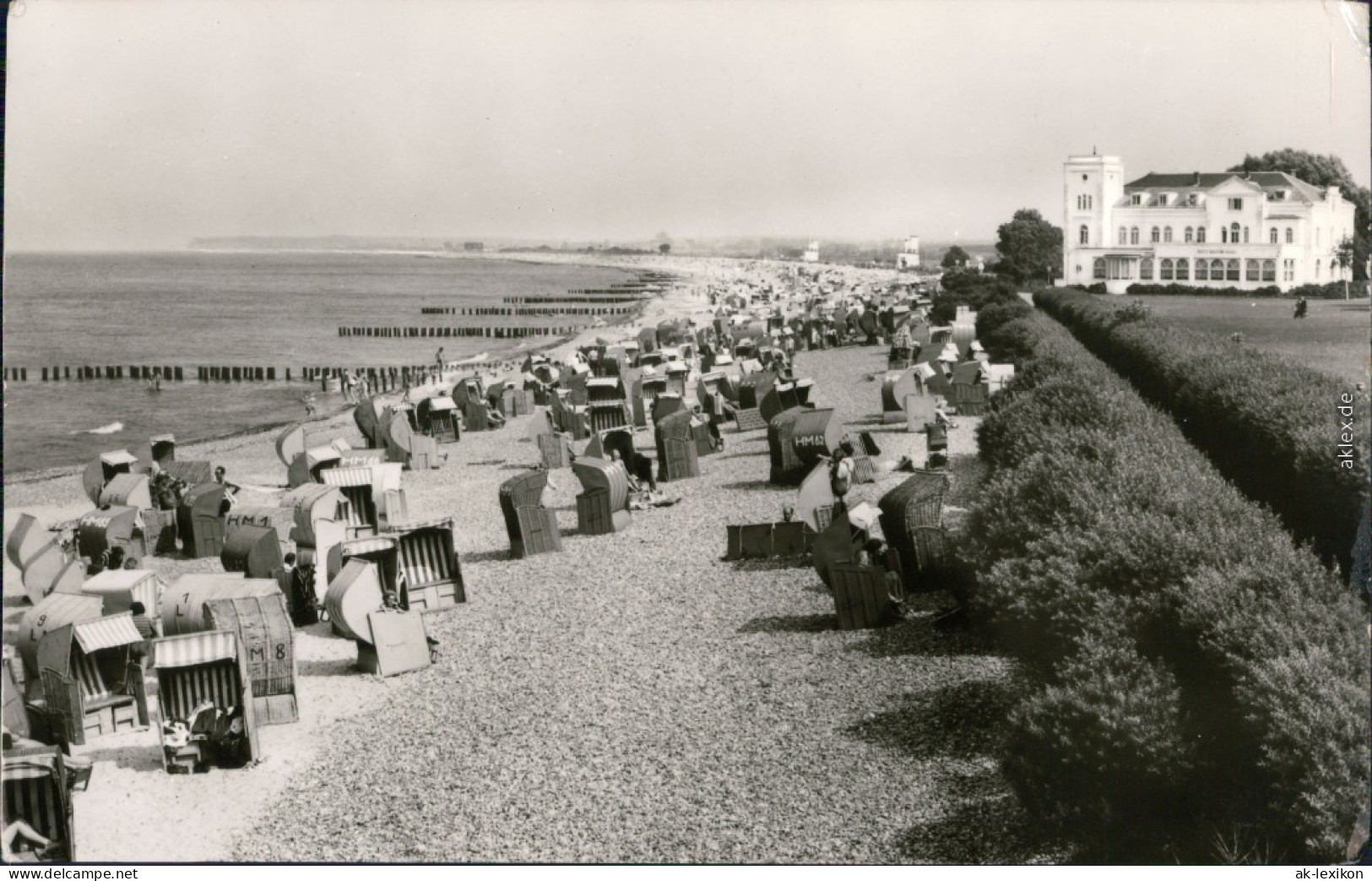 Ansichtskarte Heiligendamm-Bad Doberan Strand Mit Fritz Reuter Haus 1976 - Heiligendamm