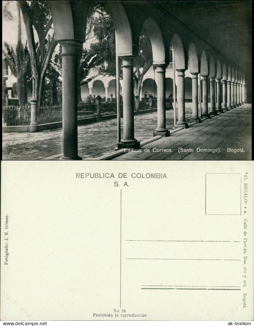 Postcard Santa Fe De Bogotá (D.C.) Edificio De Correos 1927 - Colombia