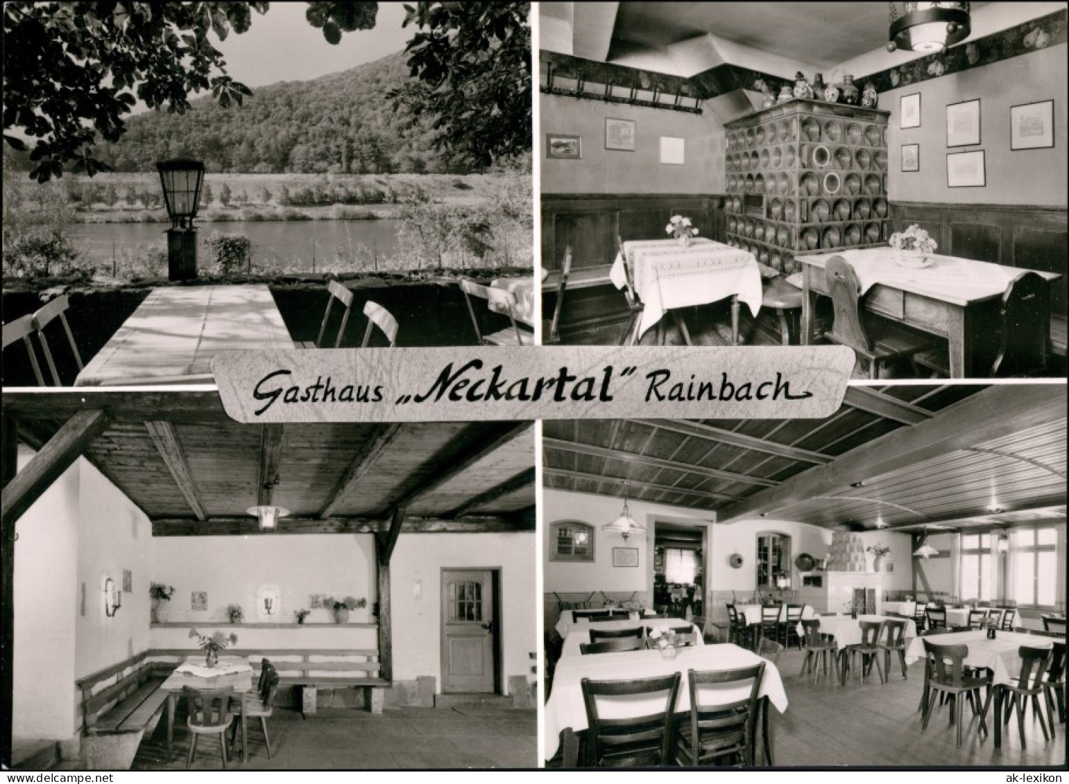 Ansichtskarte Rainbach-Neckargemünd 4 Bild: Gasthaus Innen Und Außen 1963 - Neckargemuend