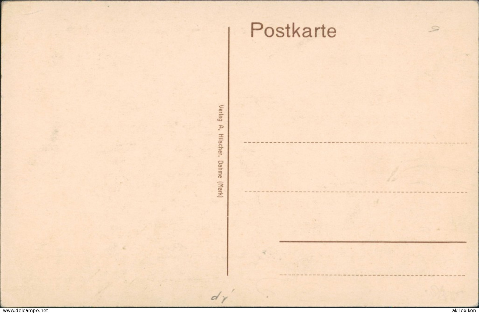 Ansichtskarte Dahme (Mark) Hauptstrasse M. Vogelturm 1913 - Dahme