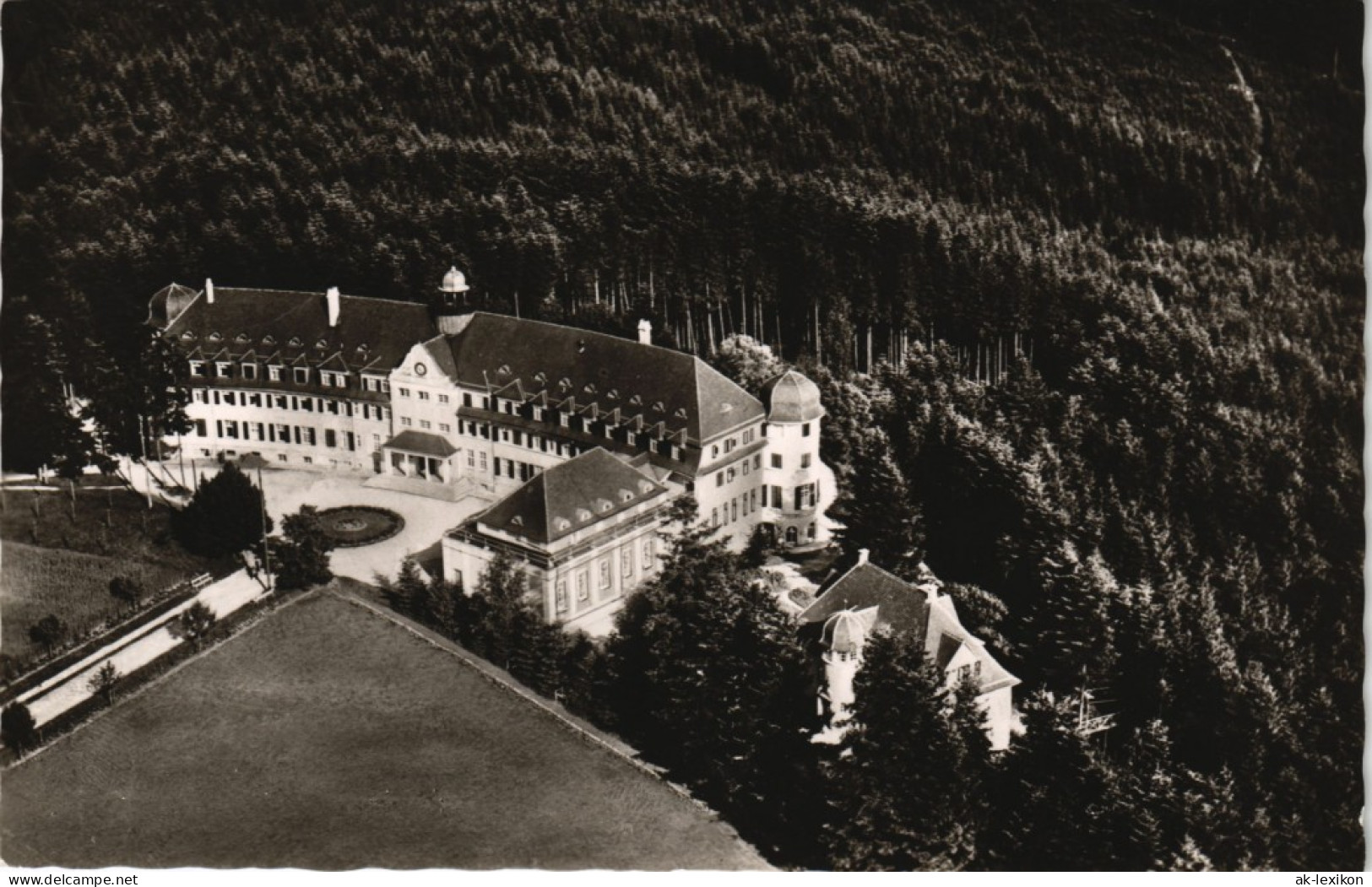 Schwäbisch Gmünd Erholungsheim Schönblick Vom Flugzeug Aus, Luftaufnahme 1966 - Schwaebisch Gmünd