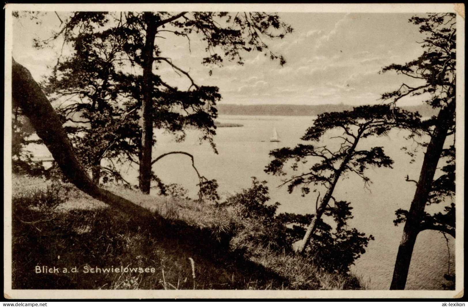 Ansichtskarte Ferch-Schwielowsee Haus Am See, Blick A.d. Schwielowsee 1930 - Ferch