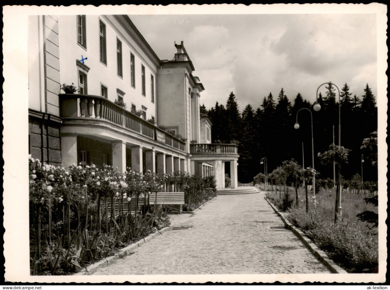 Ansichtskarte Antonshöhe-Breitenbrunn (Erzgebirge) Kneipp-Sanatorium 1959 - Breitenbrunn