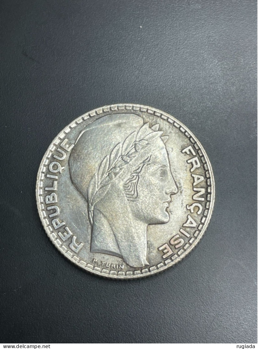 1932 France 10 Francs, Silver .68, XF Extremely Fine - 10 Francs