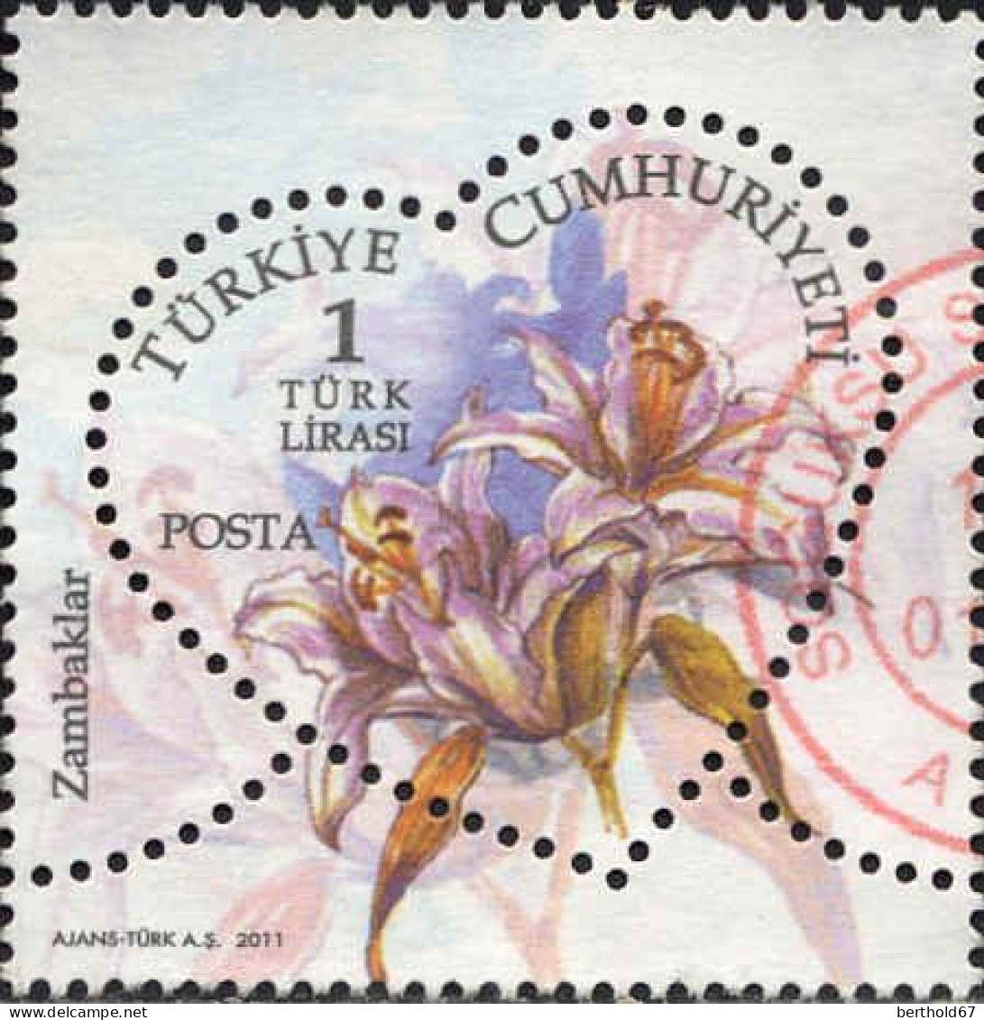 Turquie Poste Obl Yv:3546 Mi:3870 Zambaklar (TB Cachet Rond) - Gebruikt