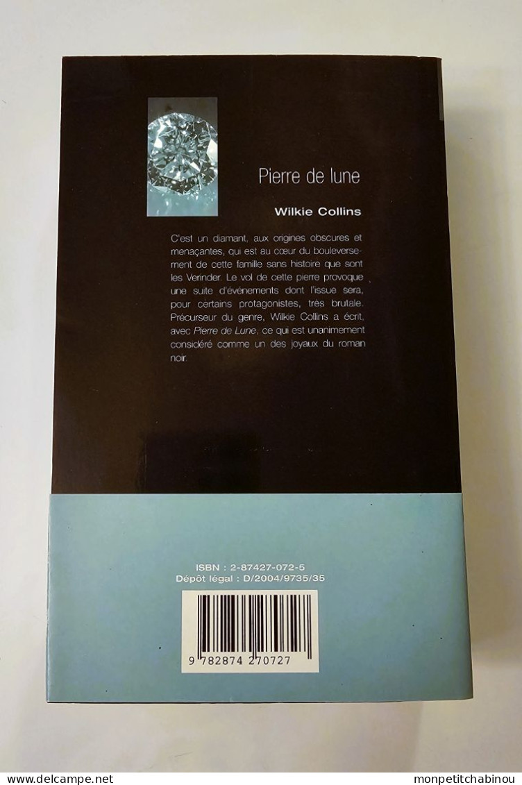 Livre De Poche WILKIE COLLINS : Pierre De Lune (NEUF) - Roman Noir