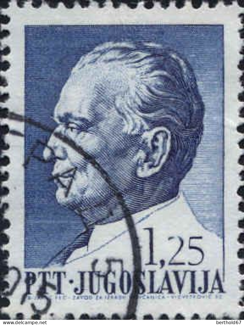 Yougoslavie Poste Obl Yv:1162 Mi:1287 Josip Broz Tito (TB Cachet Rond) - Oblitérés