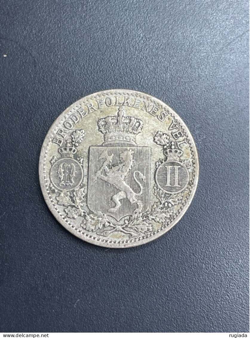 1899 Norway Oscar II 25 Ore, Silver 0.60, XF Extremely Fine, Low 600k Mintage - Norwegen