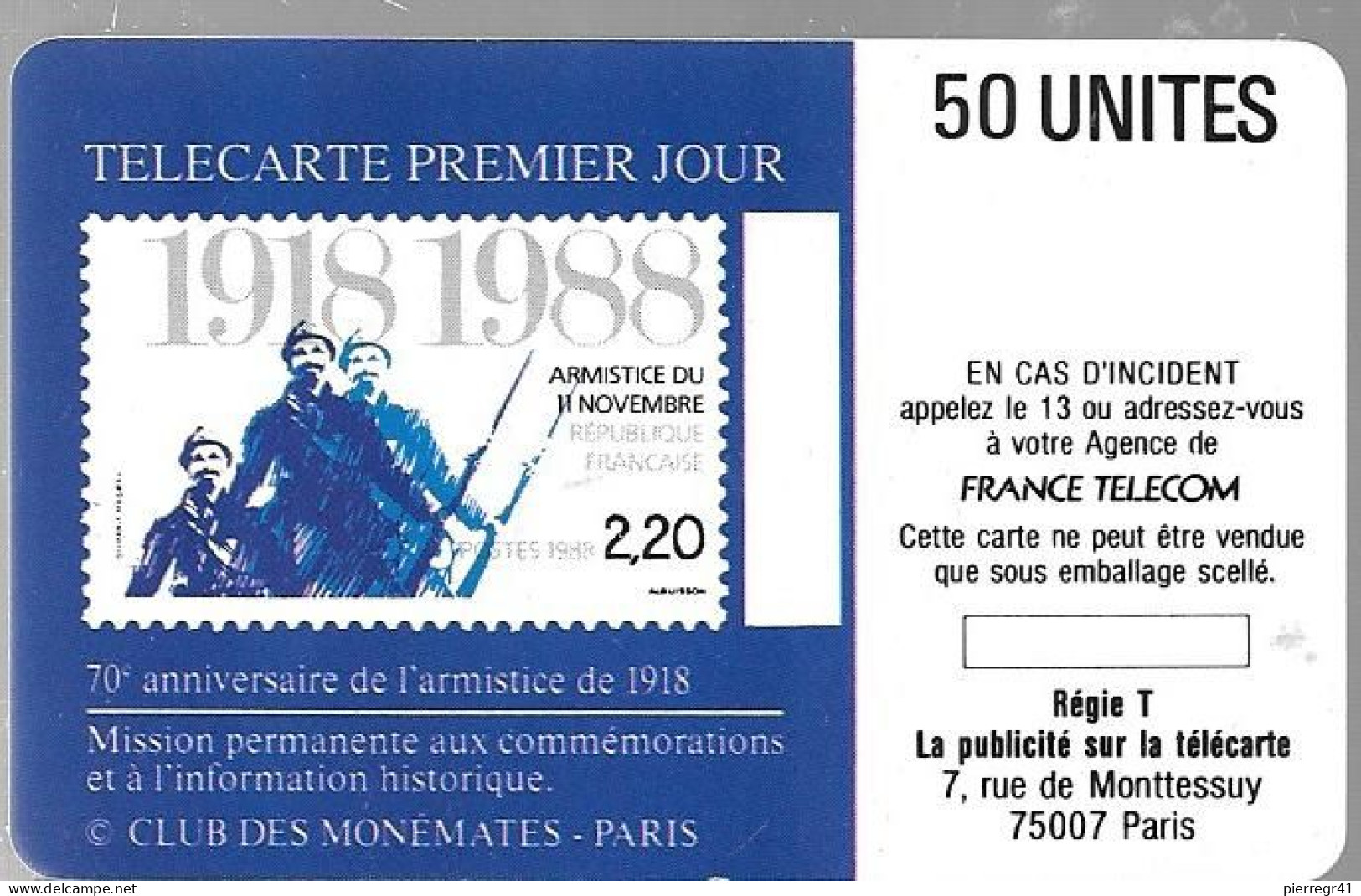 CARTE²°-PUCE-PUBLIC-F35-Avec Logement Puce-ANCIENS COMBATTANTS-TBE NEUF/RARE - 1988