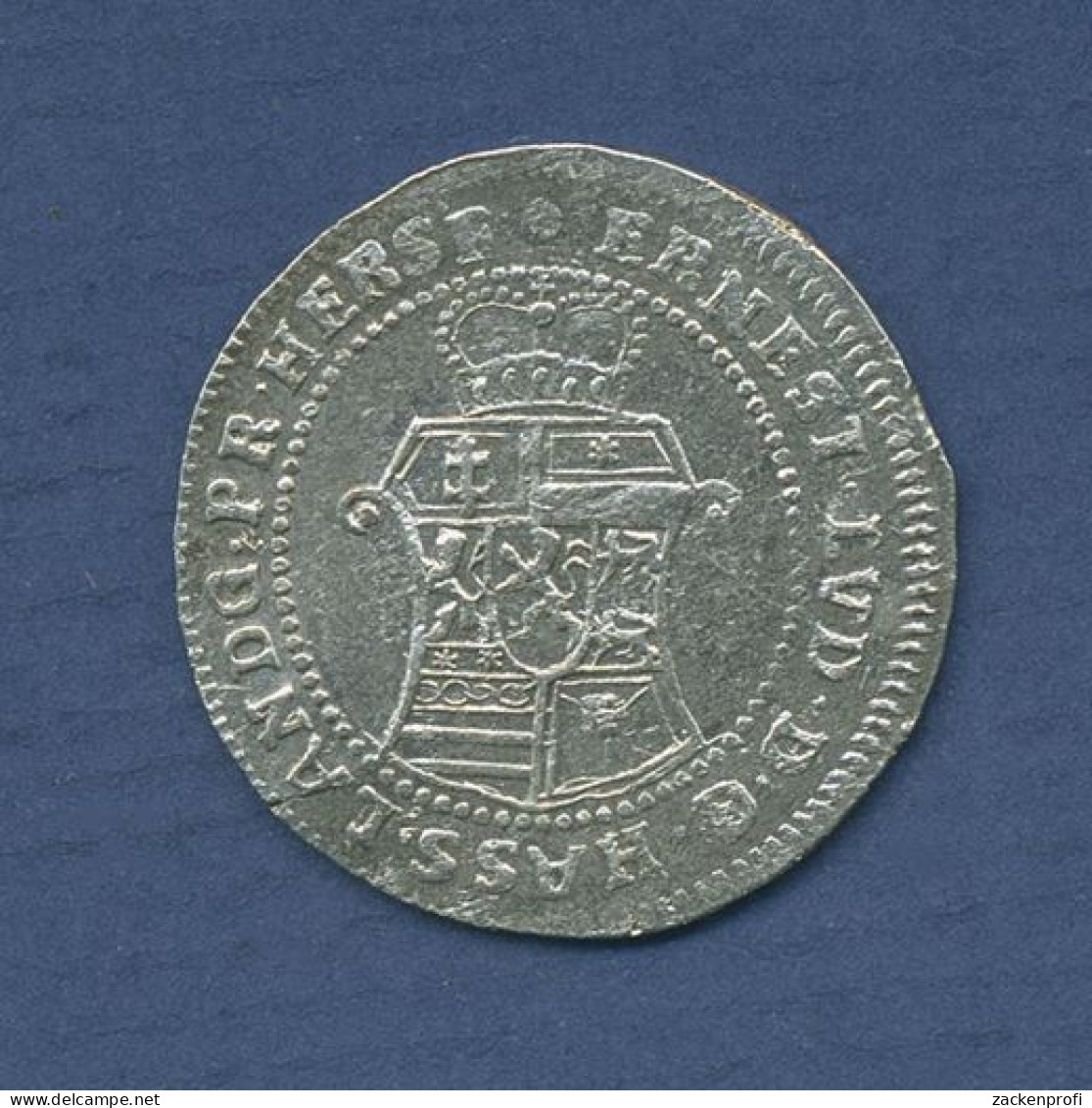 Hessen-Darmstadt 10 Kreuzer 1733 G K, Ernst Ludwig, Sehr Schön (m3805) - Petites Monnaies & Autres Subdivisions