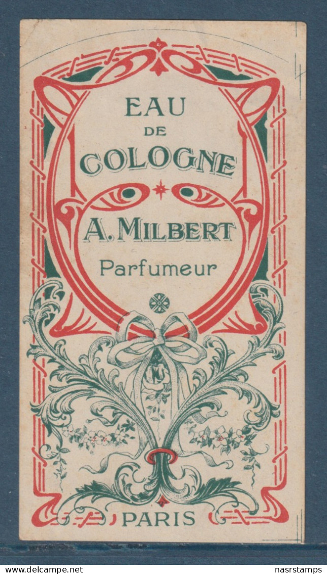 Egypt - Vintage Label - Eau De Cologne - A. Milbert - Parfumeur - Paris - Neufs