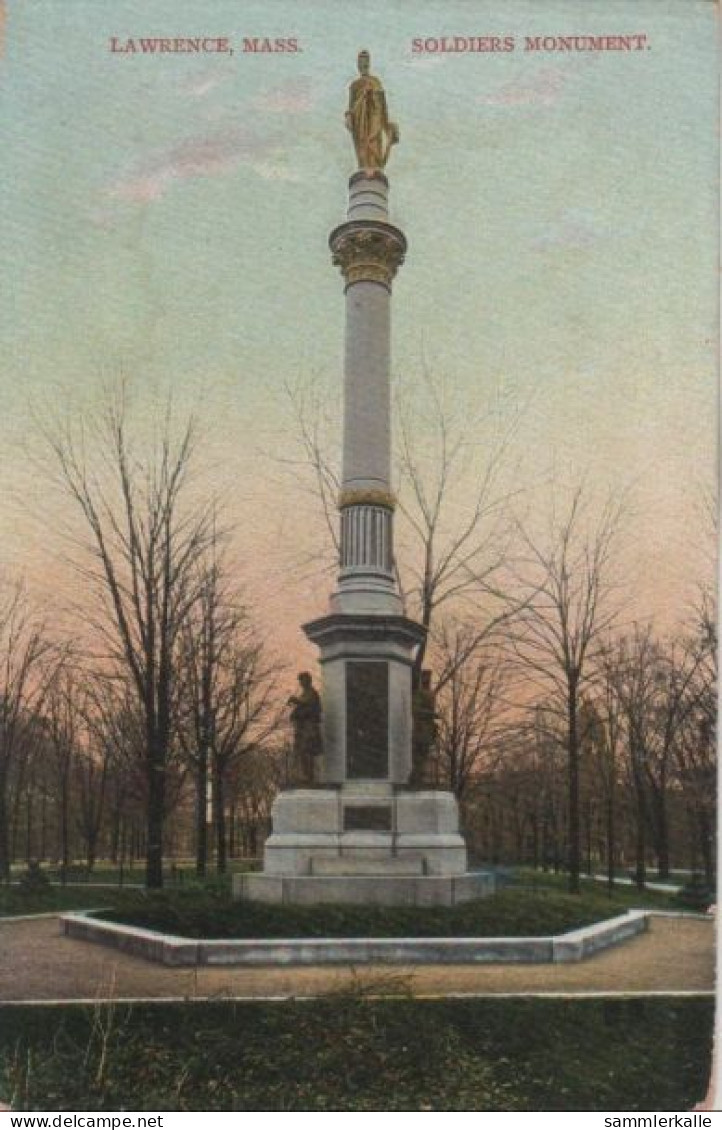 40727 - USA - Lawrence - Soldiers Monument - Ca. 1935 - Lawrence