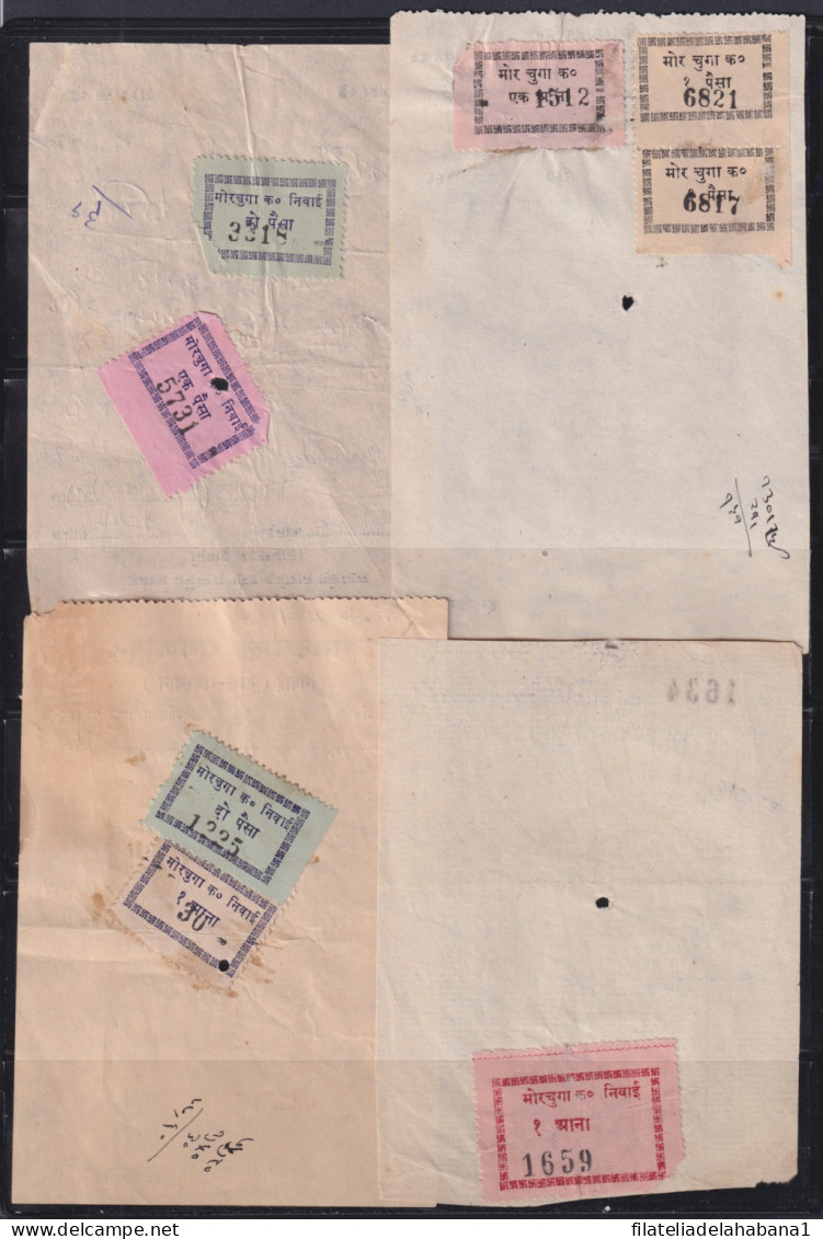 F-EX49755 INDIA UK ENGLAND REVENUE RELIEF RAISING FUND STAMPS LOT.  - Dienstzegels