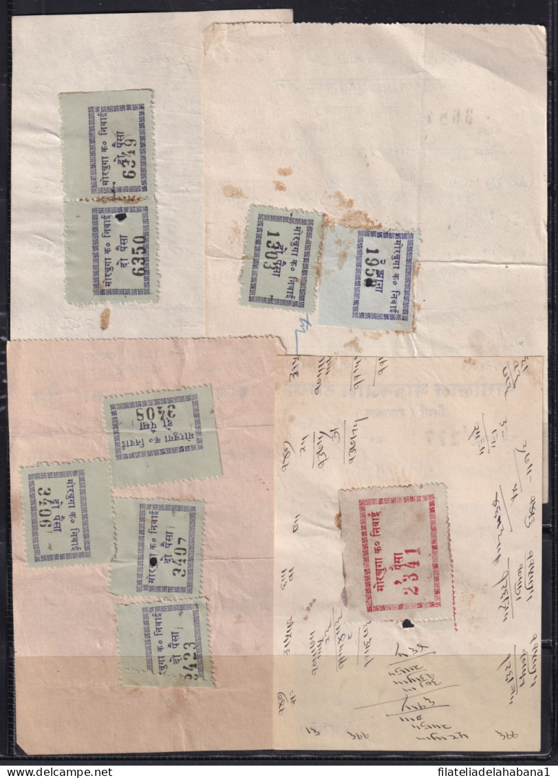 F-EX49755 INDIA UK ENGLAND REVENUE RELIEF RAISING FUND STAMPS LOT.  - Dienstzegels