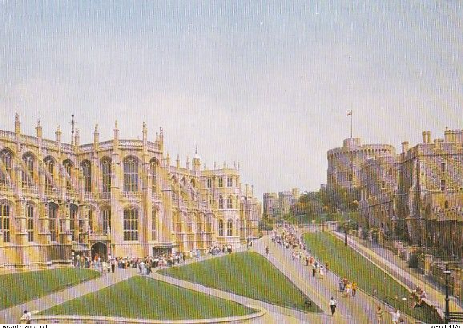 Lower Ward, Windsor Castle -  Berkshire - Unused Postcard, Ber1, Arthur Dixon - Windsor