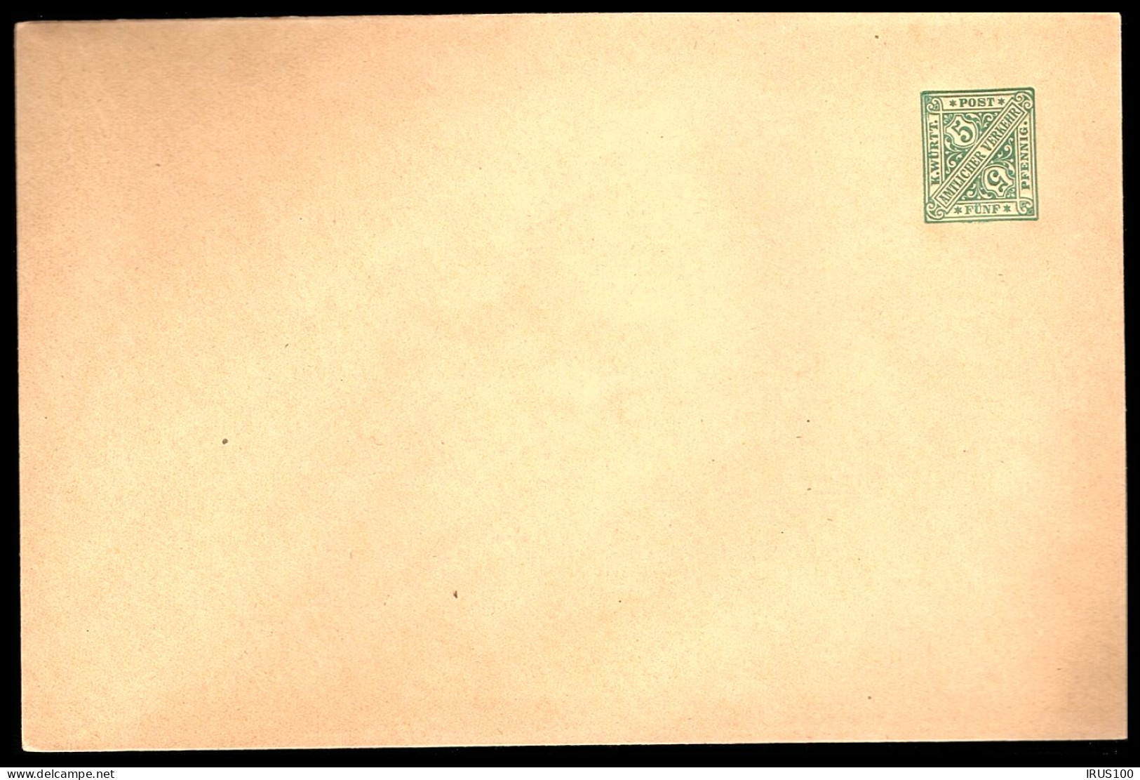 GANZSACHE NEU - WÜRTTEMBERG - 1895 - FRAPPE TRAVERSANTE - - Postal  Stationery