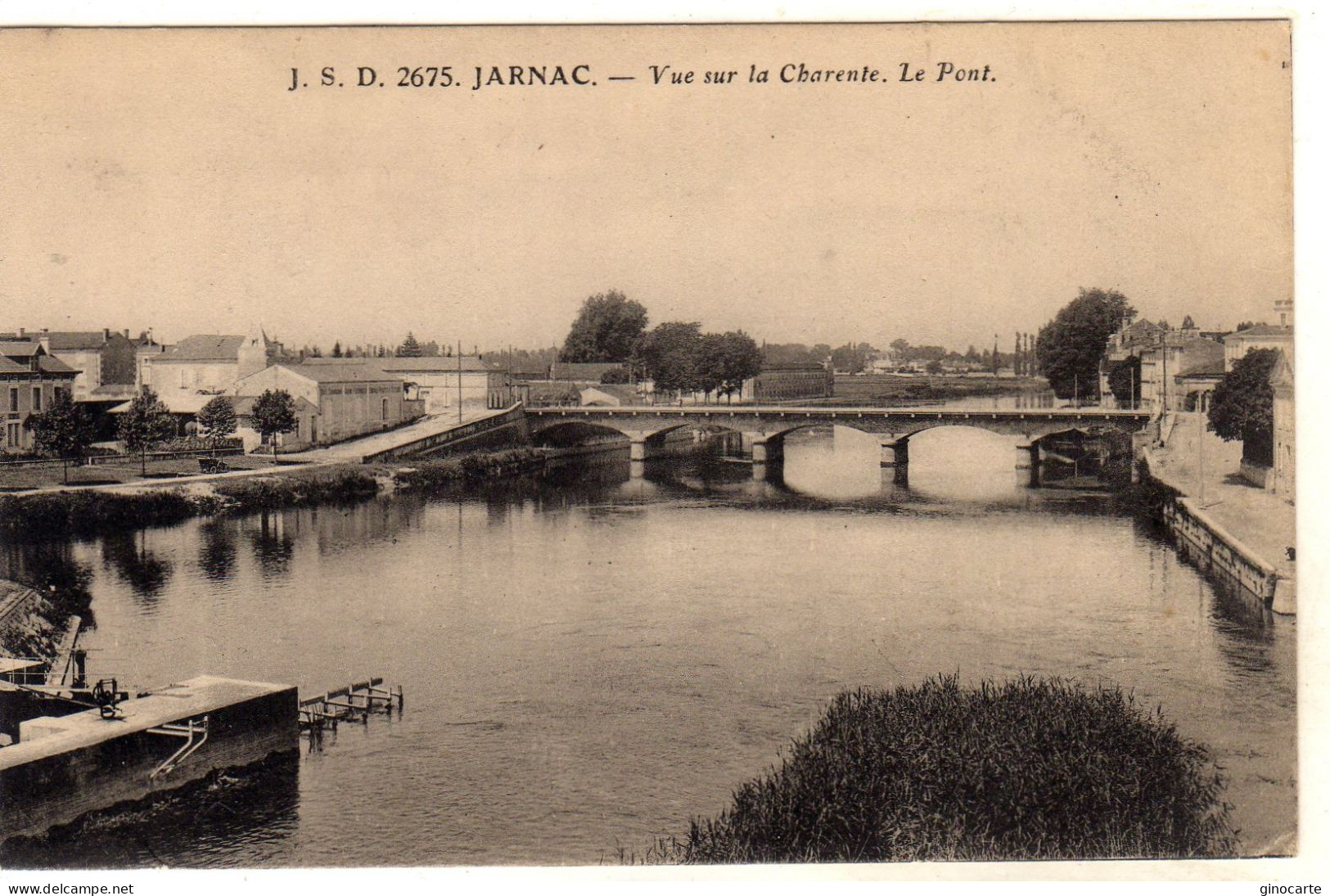 Jarnac Vue Sur La Charente - Jarnac