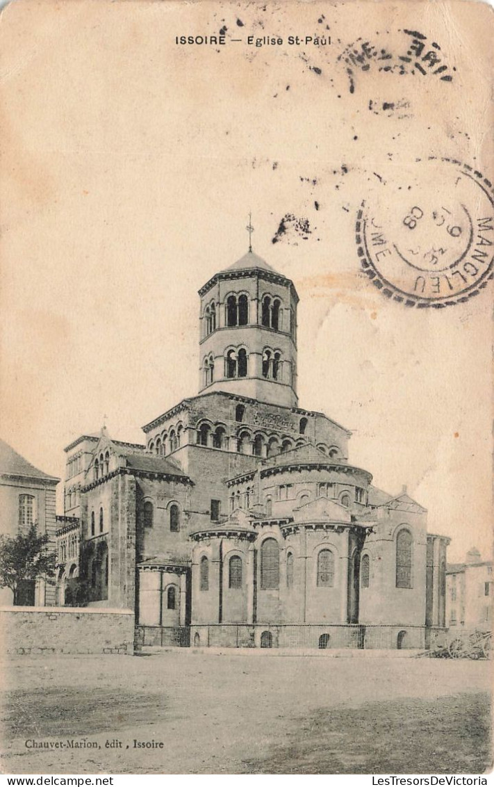 FRANCE - Issoire - Vue Sur L'église St Paul - Vue Générale - Chauvet Marion - Edit - Issoire - Carte Postale Ancienne - Issoire