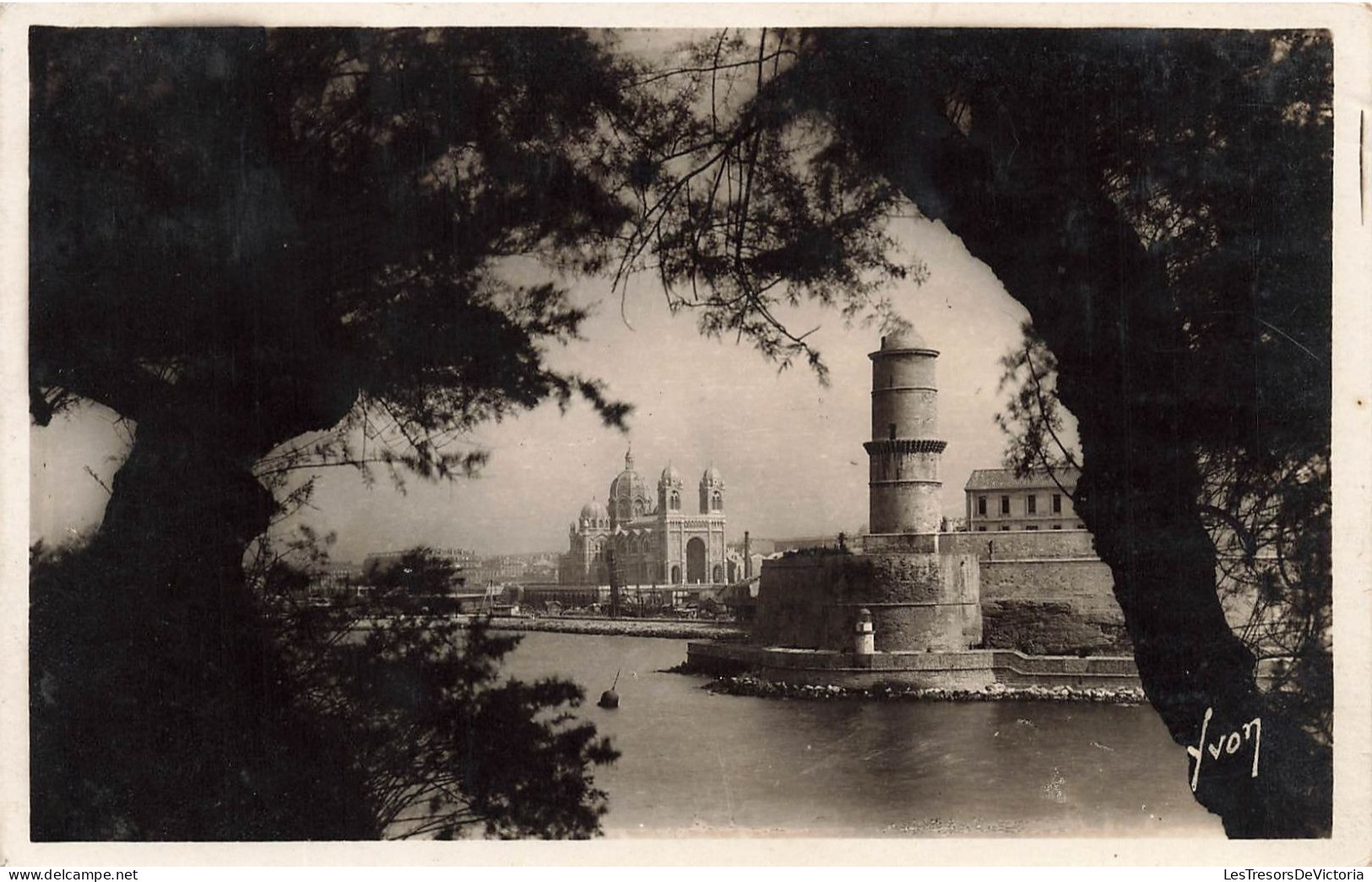 FRANCE - Marseille - Le Fort Saint Jean Et La Cathédrale - Carte Postale Ancienne - Unclassified